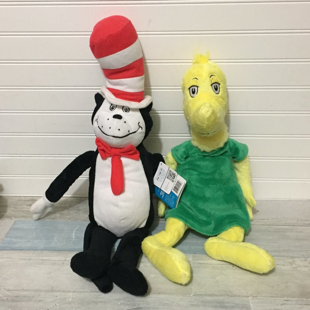 Dr. Seuss Cat in the Hat, 2013 and Sneetches 2005 Plush, Kohl's Cares